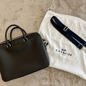 Coach Metropolitan Slim Brief – Crossgrain Leather